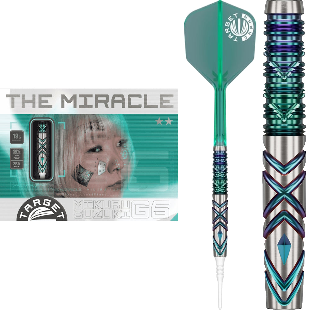Target Dart Set The Miracle Mikuru Suzuki Gen 6 Lite 19g