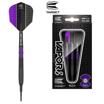 Target Dart Set Vapor 8 Black Purple 18g