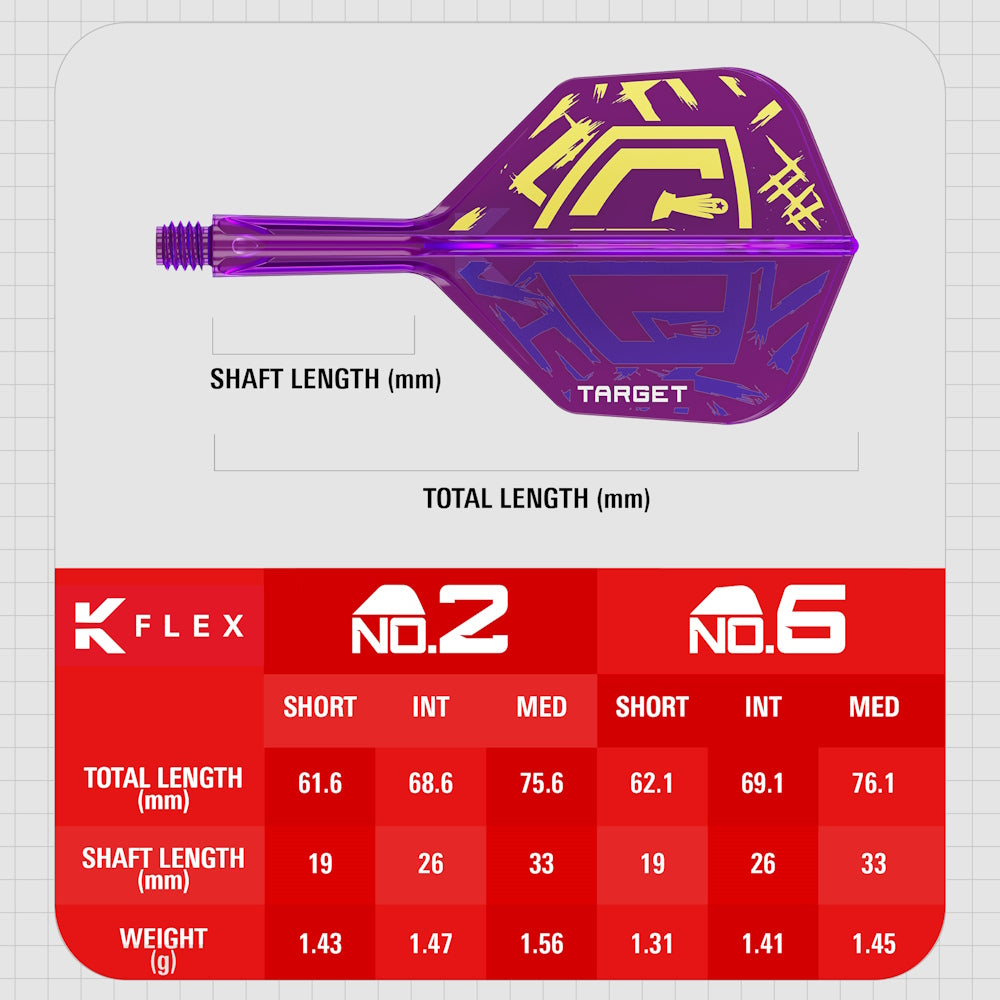 Target Flightsystem K-Flex Luke Littler World Champion No6