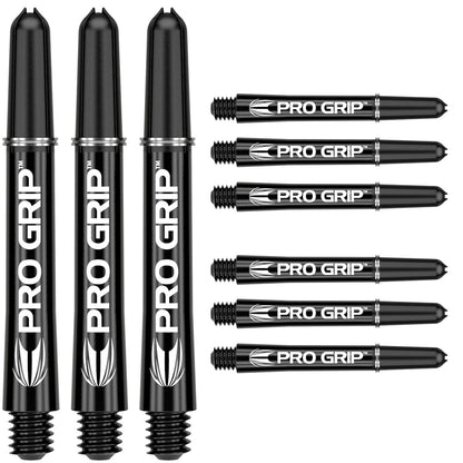 Target Pro Grip Schaft Schwarz 3er Pack