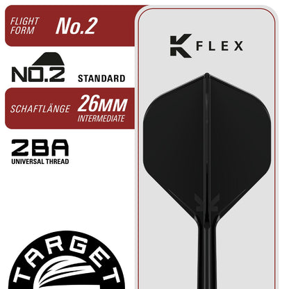 Target Steel Dart Set Black Marque Pierce