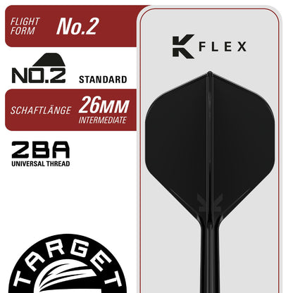Target Steel Dart Set Black Marque Spinel