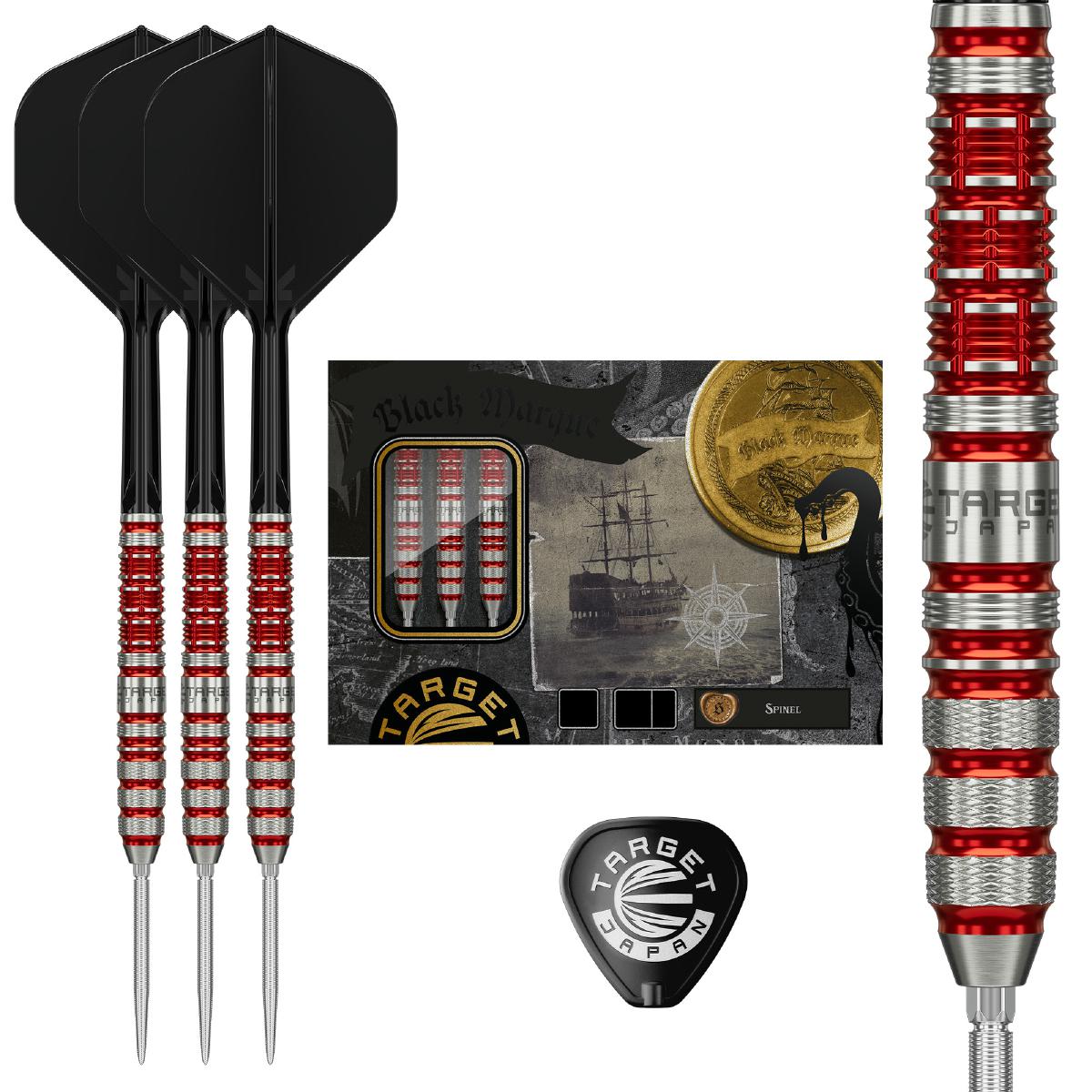 Target Steel Dart Set Black Marque Spinel
