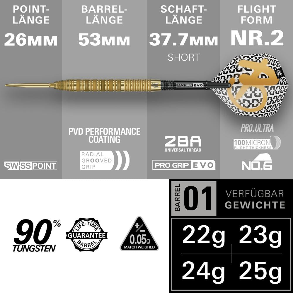 Target Steel Dart Set Bolide Envy 01