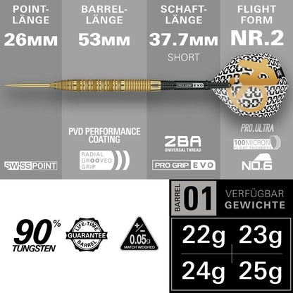 Target Steel Dart Set Bolide Envy 01