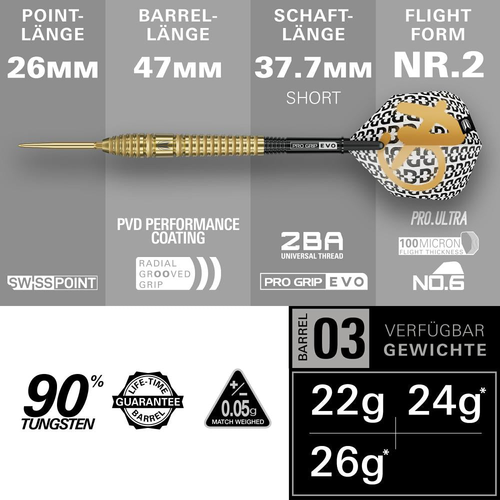 Target Steel Dart Set Bolide Envy 03