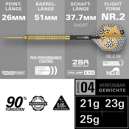 Target Steel Dart Set Bolide Envy 04