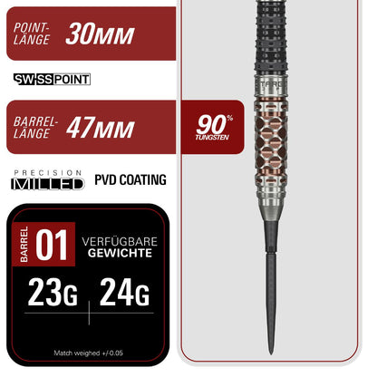 Target Steel Dart Set Cathy Leung Gen 6