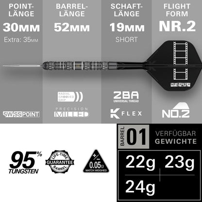 Target Steel Dart Set Chris Dobey 95k