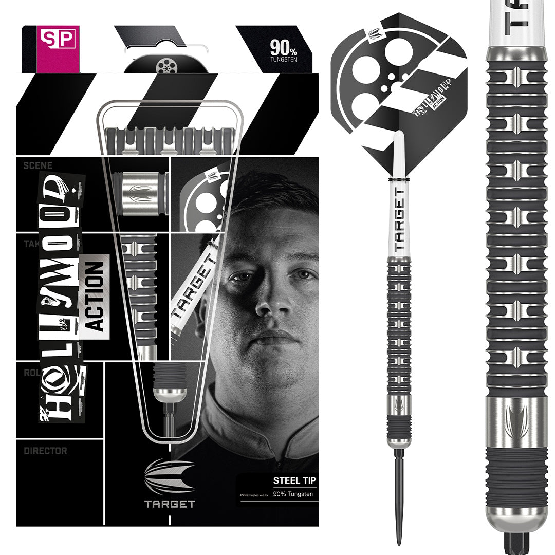 Target Steel Dart Set Chris Dobey Hollywood Action