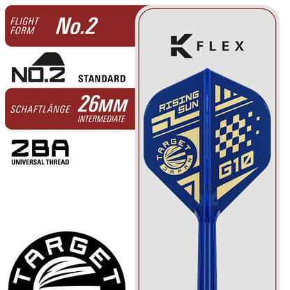 Target Steel Dart Set Haruki Muramatsu The Rising Sun Gen 10.5