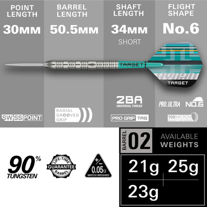 Target Hydro 02 Steel Dart