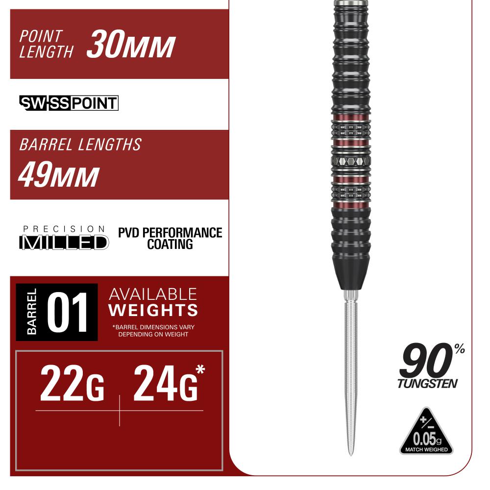 Target Steel Dart Set Kosuzu Iwao Diamond Gen 4