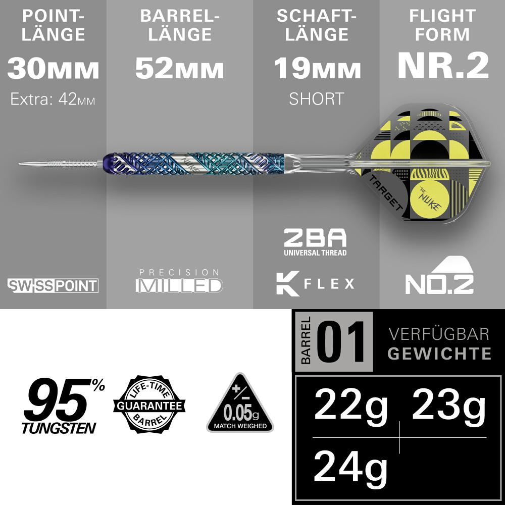 Target Luke Littler Edge Steel Dart