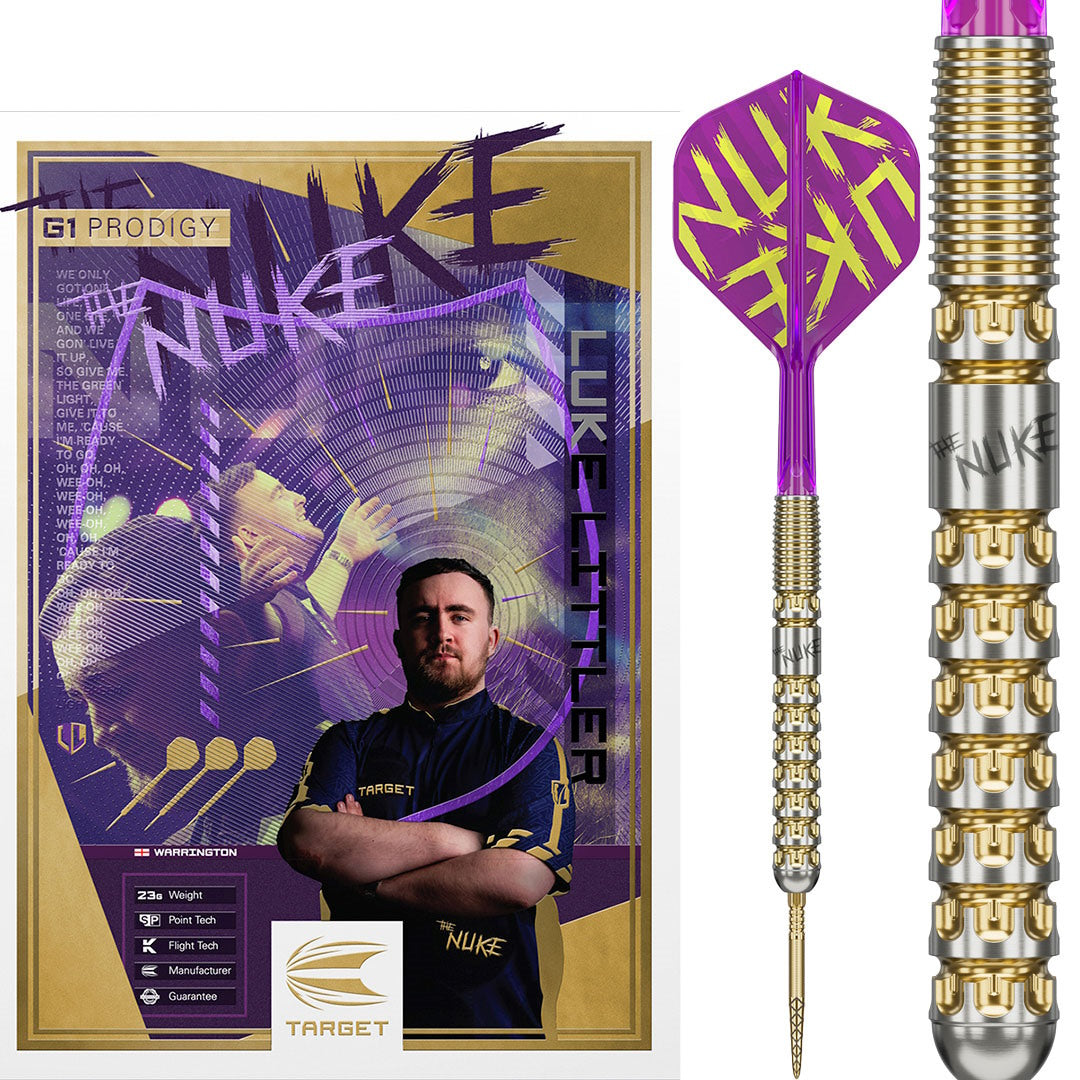 Target Steel Dart Set Luke Littler G1 Prodigy
