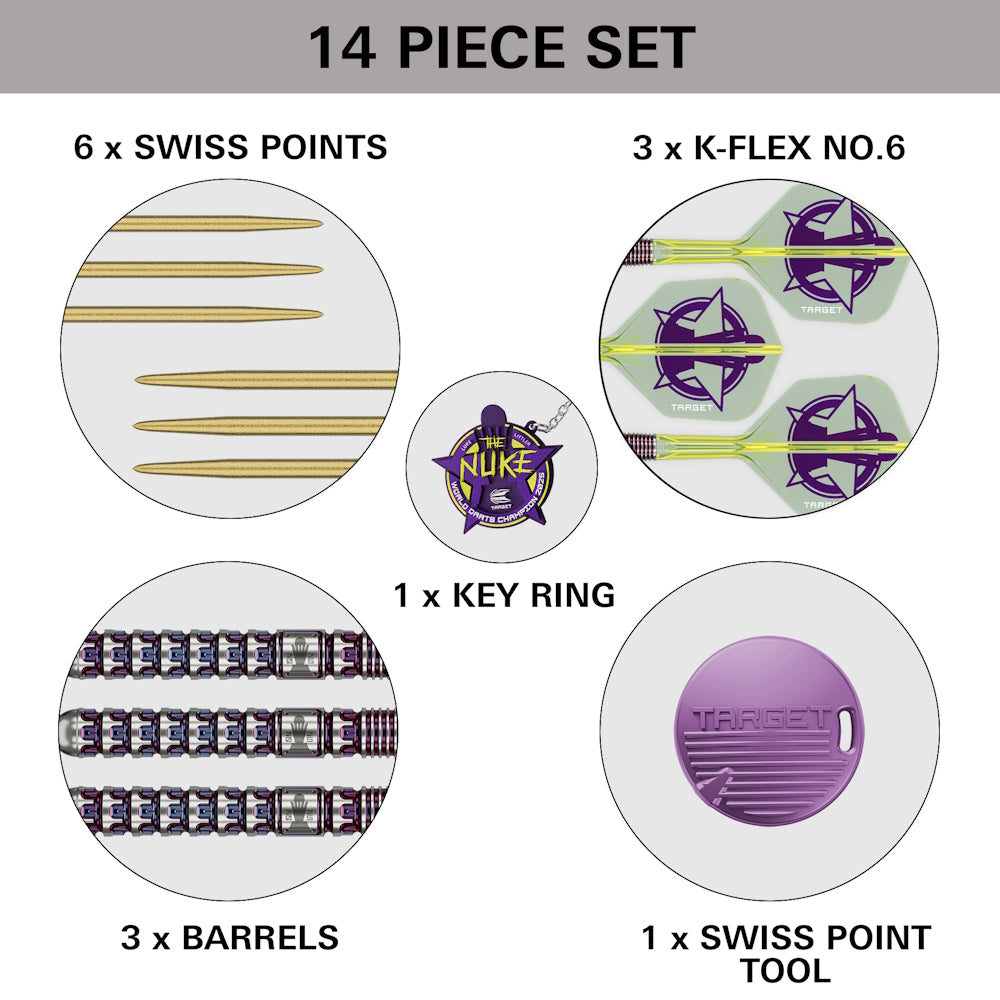 Target Steel Dart Set Luke Littler World Champion Edition 23g