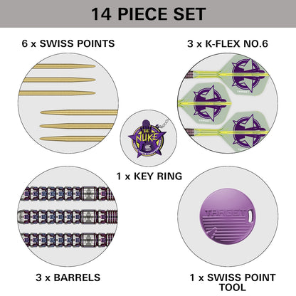 Target Steel Dart Set Luke Littler World Champion Edition 23g