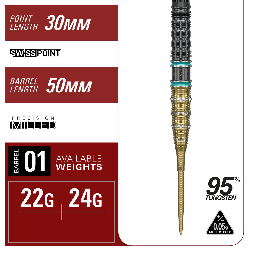 Target Steel Dart Set Mikuru Suzuki Gen 7.5