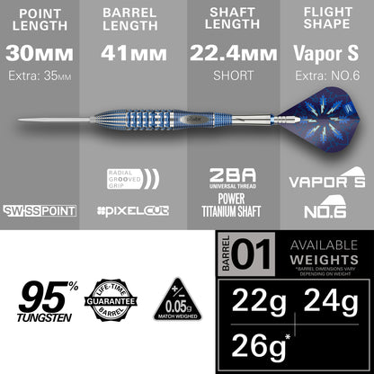 Target Steel Dart Set Phil Taylor Power Gx2