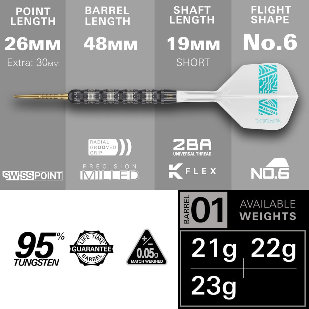 Target Steel Dart Set Rob Cross 95k