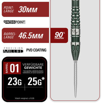 Target Steel Dart Set Tan Phuay Wei Gen 3