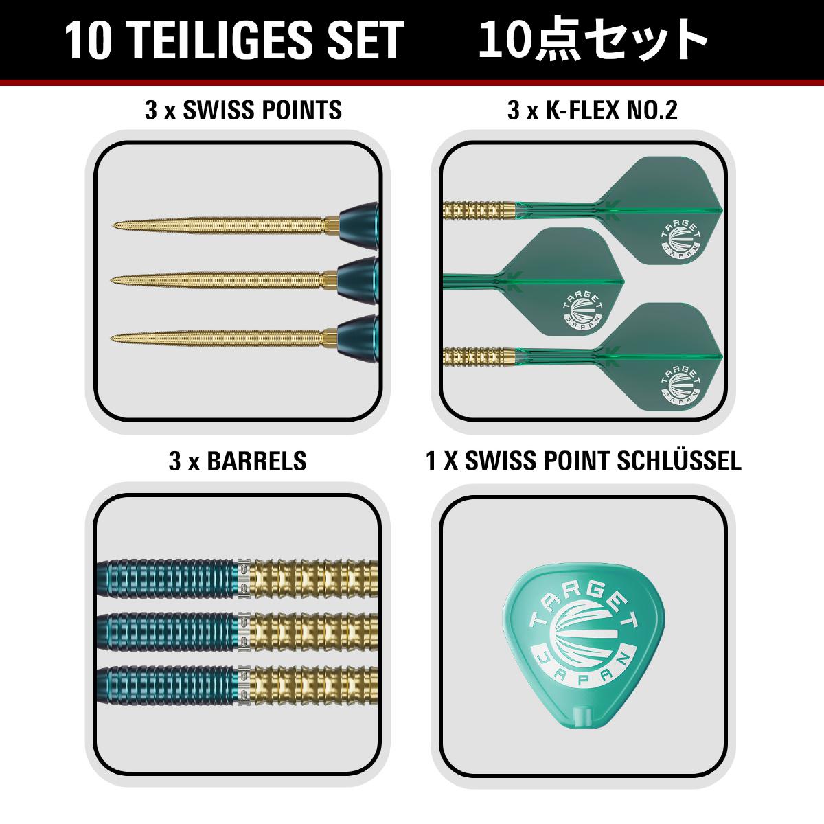 Target Steel Dart Set Tung Suk Zenith Gen 2.5