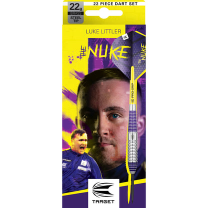 Target Steel Dart Set Luke Littler Brass 22g