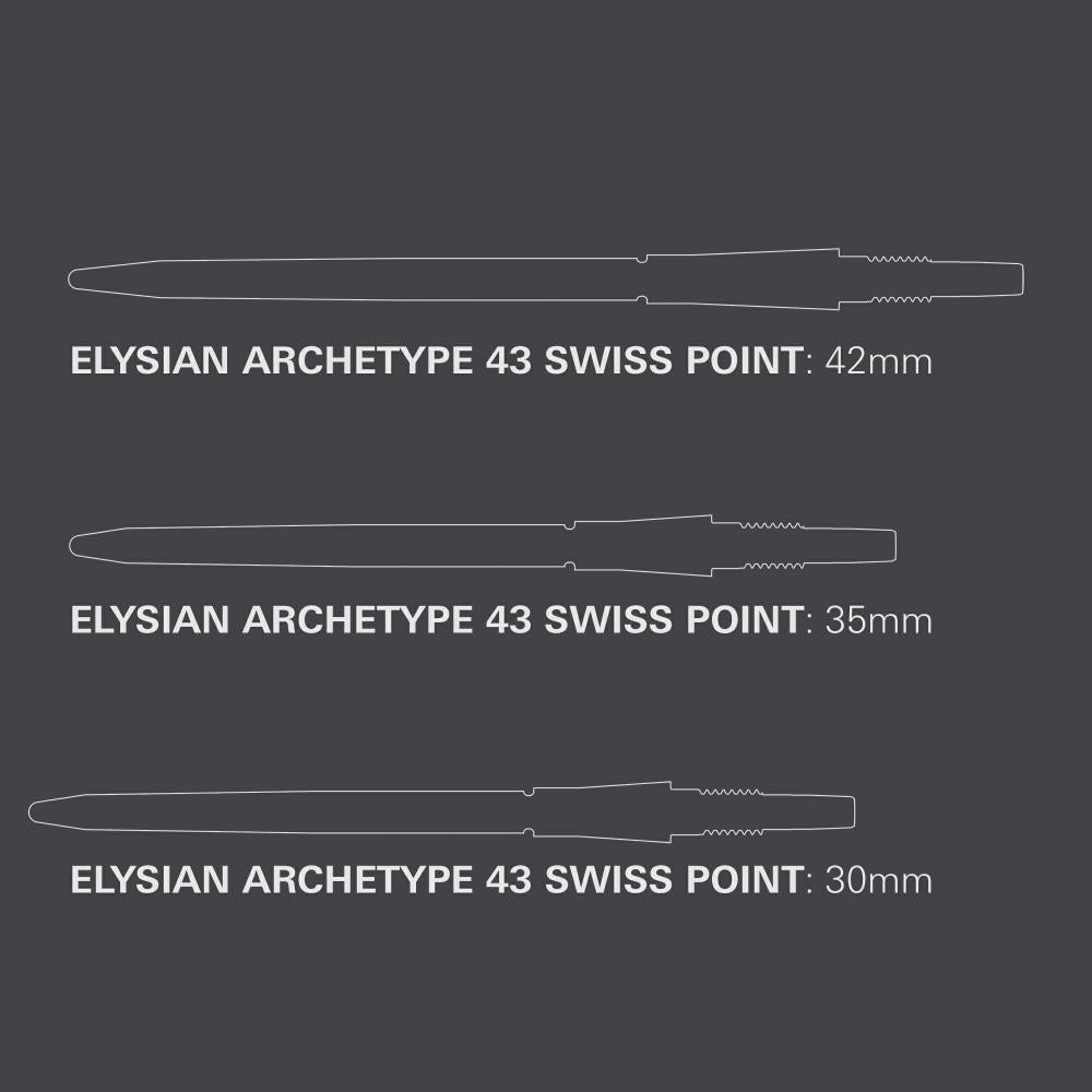 Target Steeldart Spitze Swiss Elysian Archetype 43
