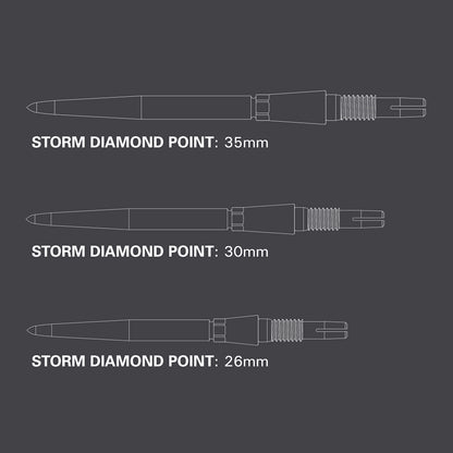 Target Steeldart Spitze Swiss Storm Diamond
