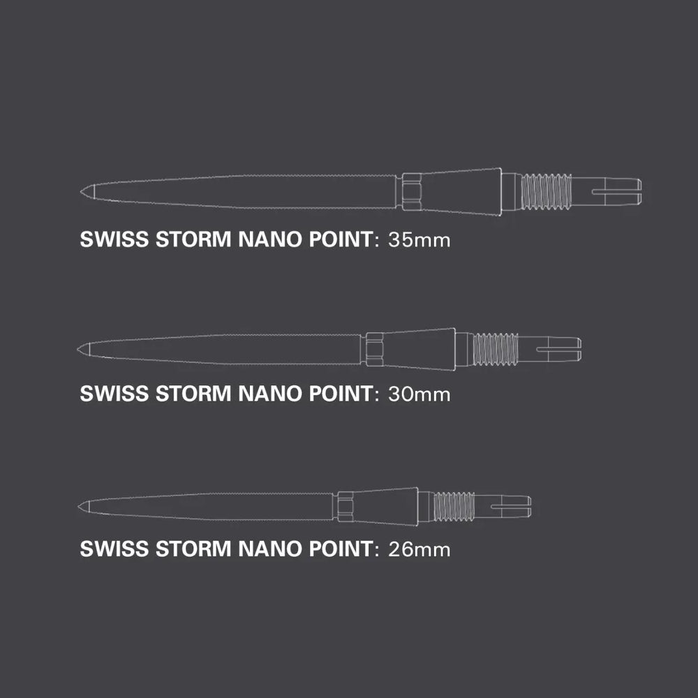 Target Steeldart Spitze Swiss Storm Nano