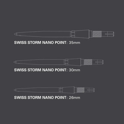 Target Steeldart Spitze Swiss Storm Nano