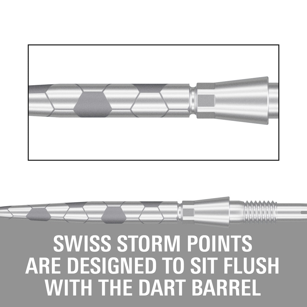 Target Steeldart Spitze Swiss Storm Onyx