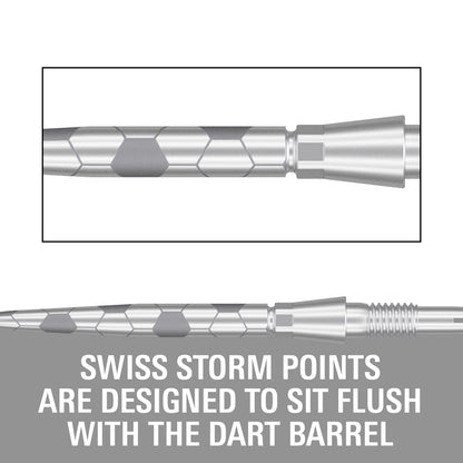 Target Steeldart Spitze Swiss Storm Onyx