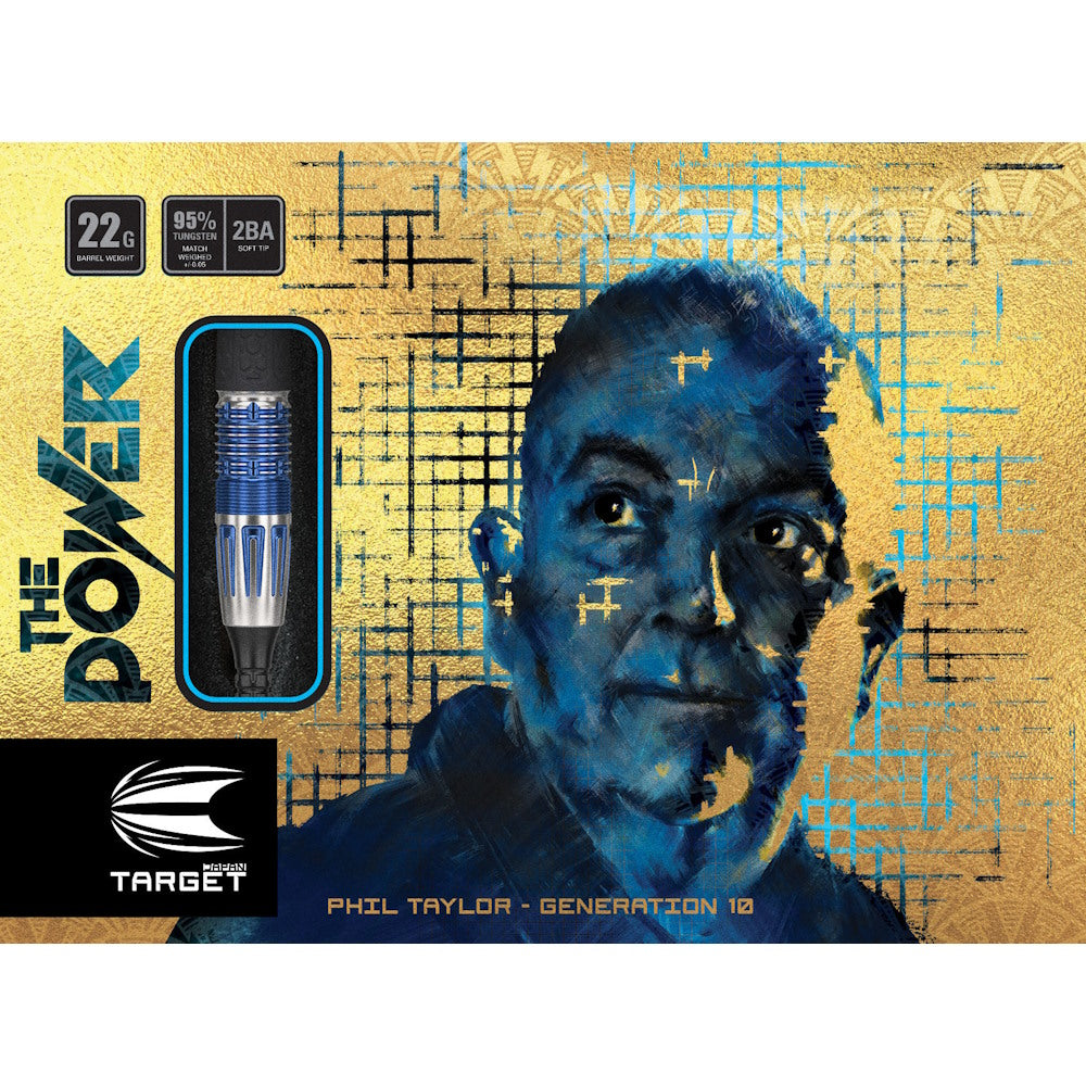 Target Dart Set Phil Taylor Gen 10 Super Darts Edition 22g