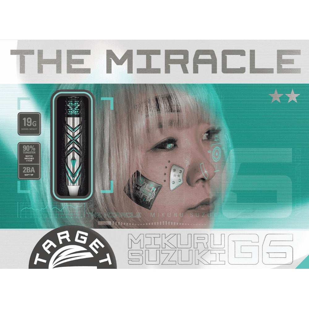 Target Dart Set The Miracle Mikuru Suzuki Gen 6 Lite 19g