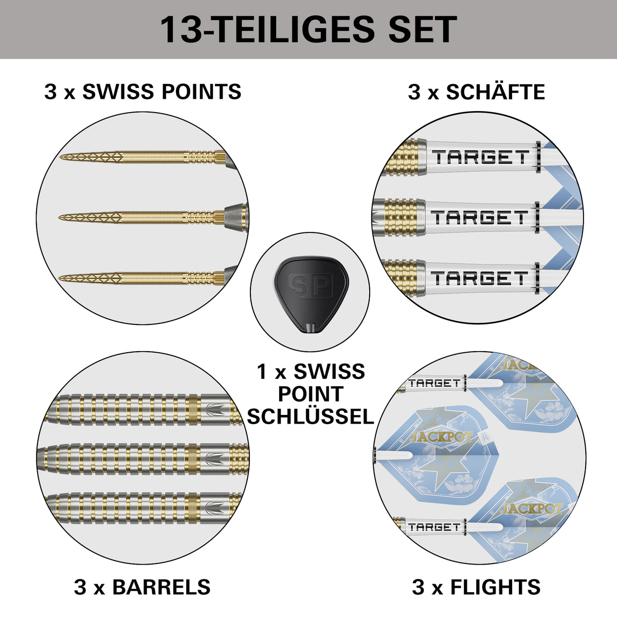 Target Adrian Lewis Showdown Steel Dart
