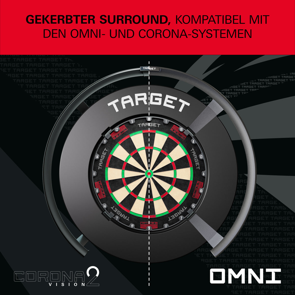 Target Black Notched Surround