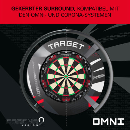 Target Black Patterned Notched Surround