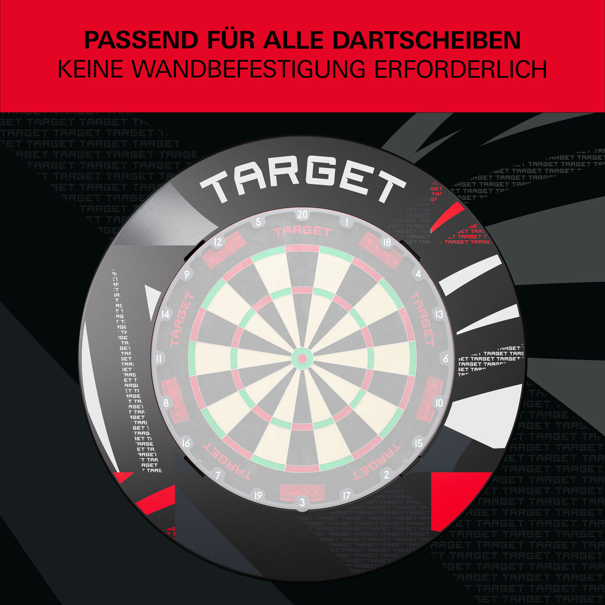 Target Black Patterned Notched Surround