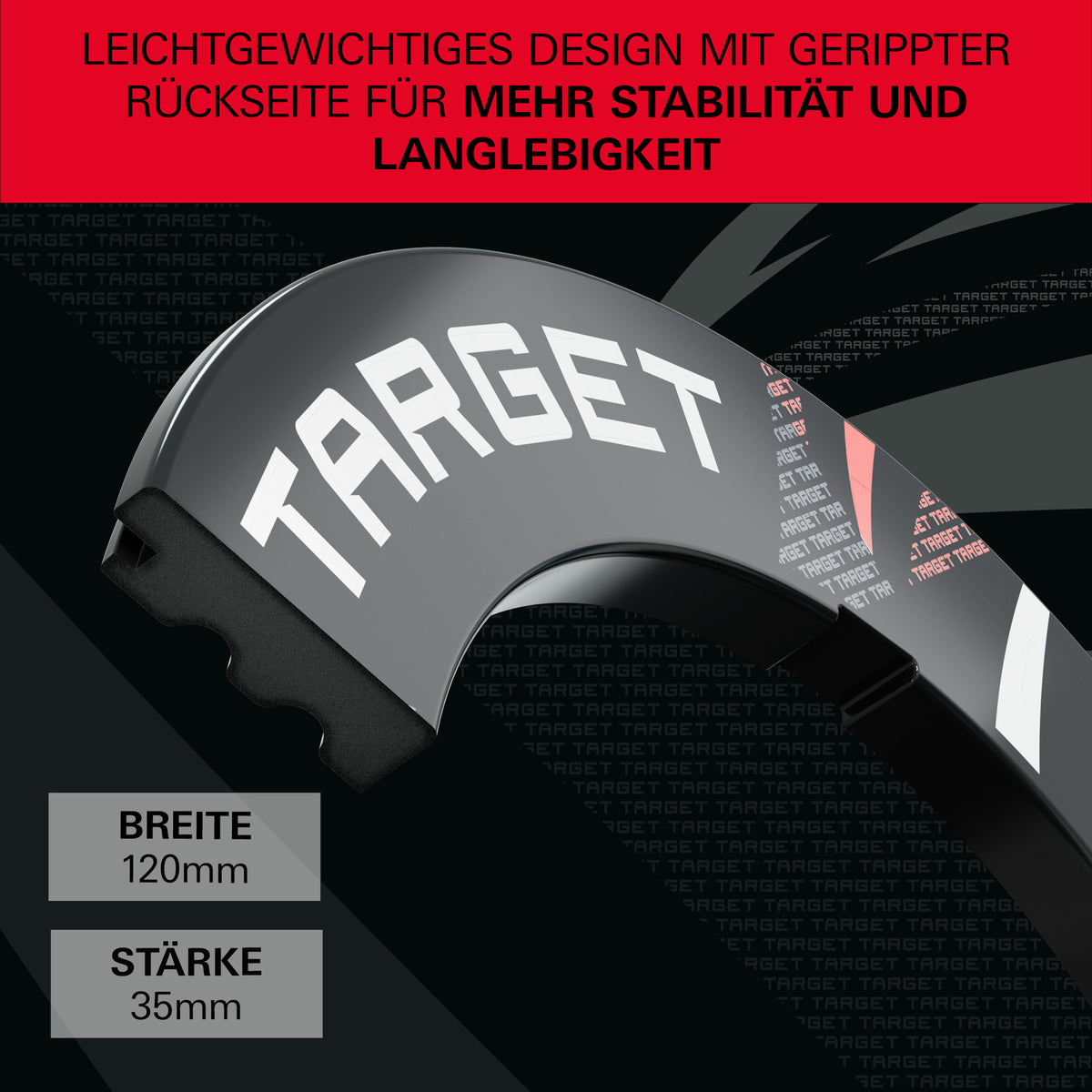 Target Black Patterned Notched Surround