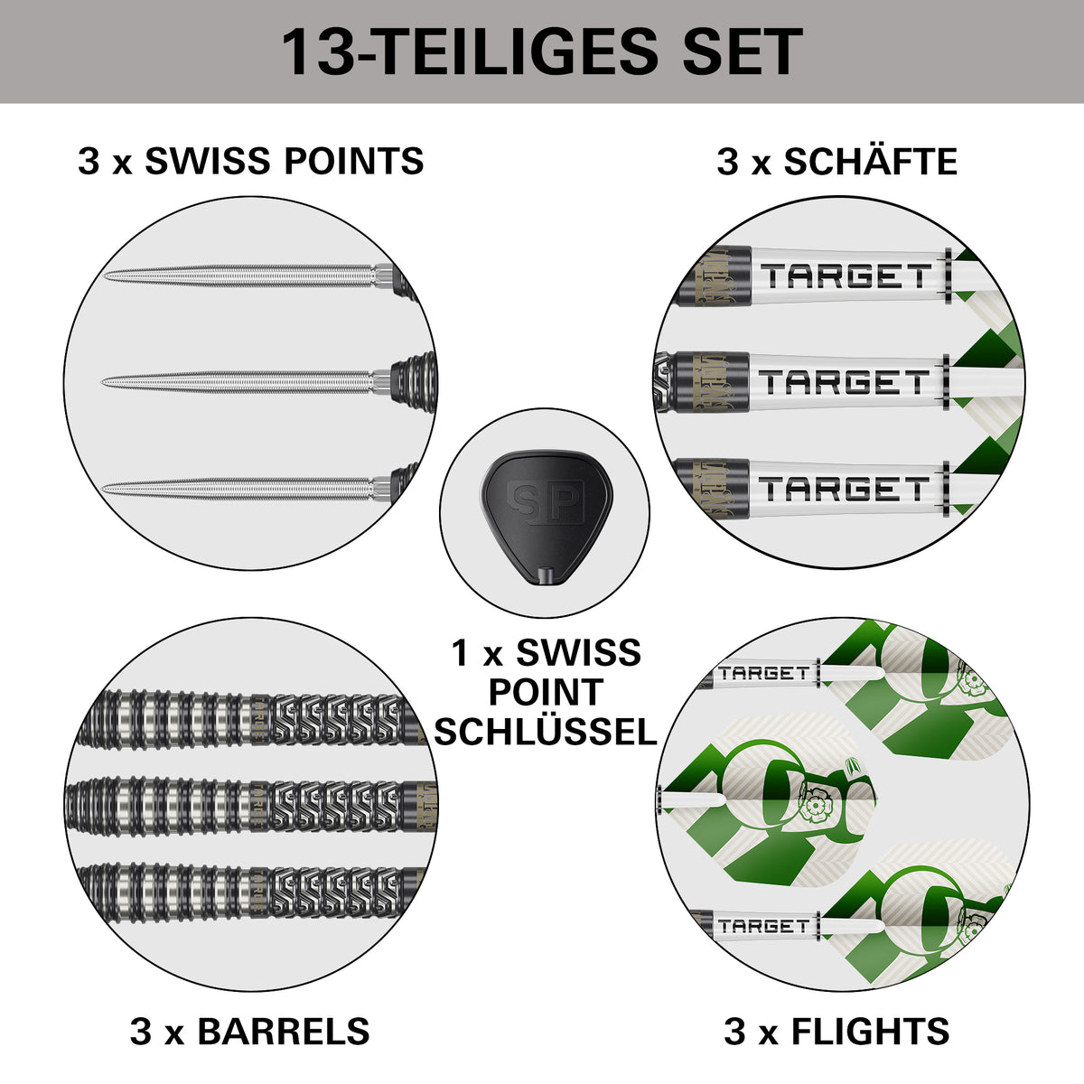 Target Charlie Manby Steel Dart