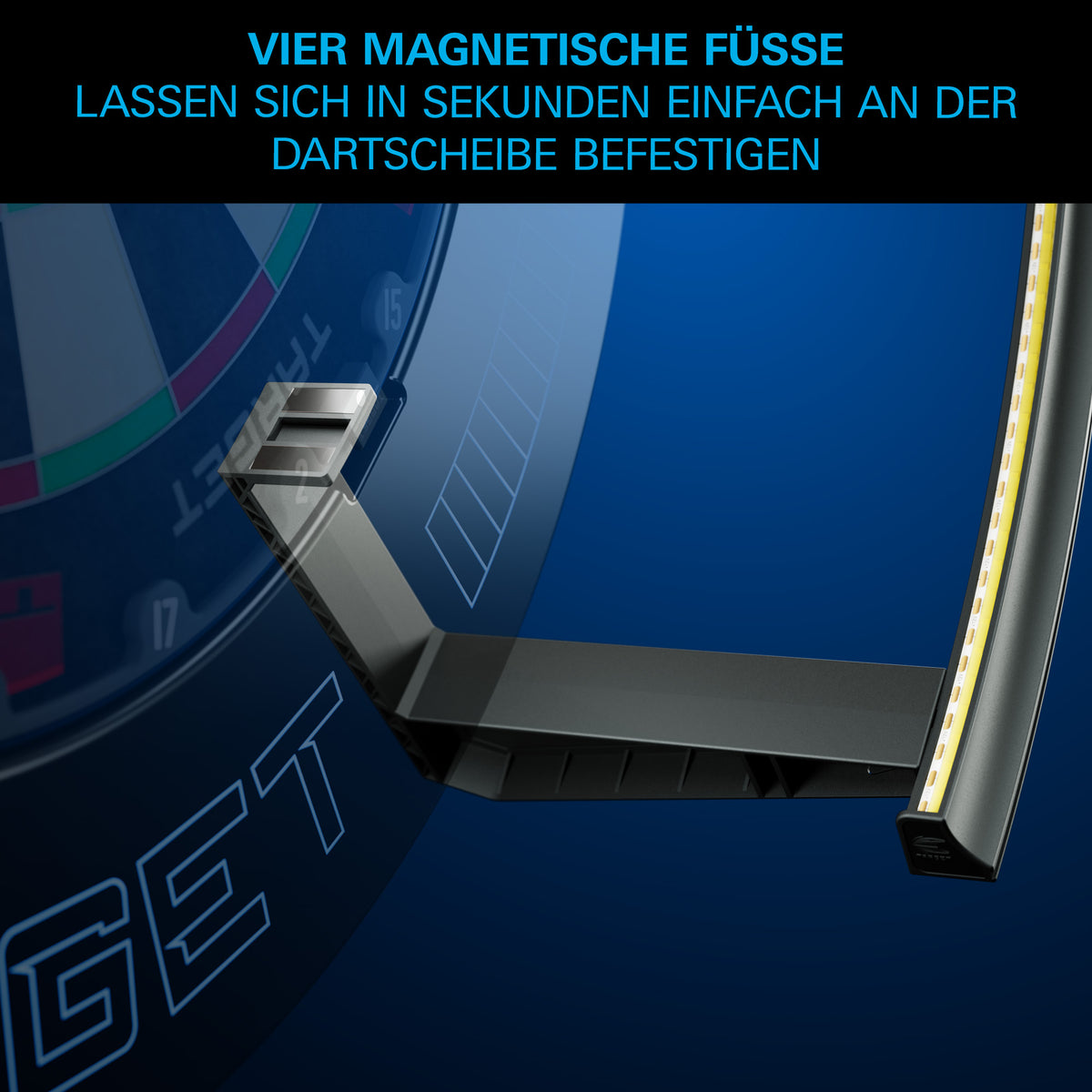 Target Corona Vision 2 Dartboard Beleuchtung
