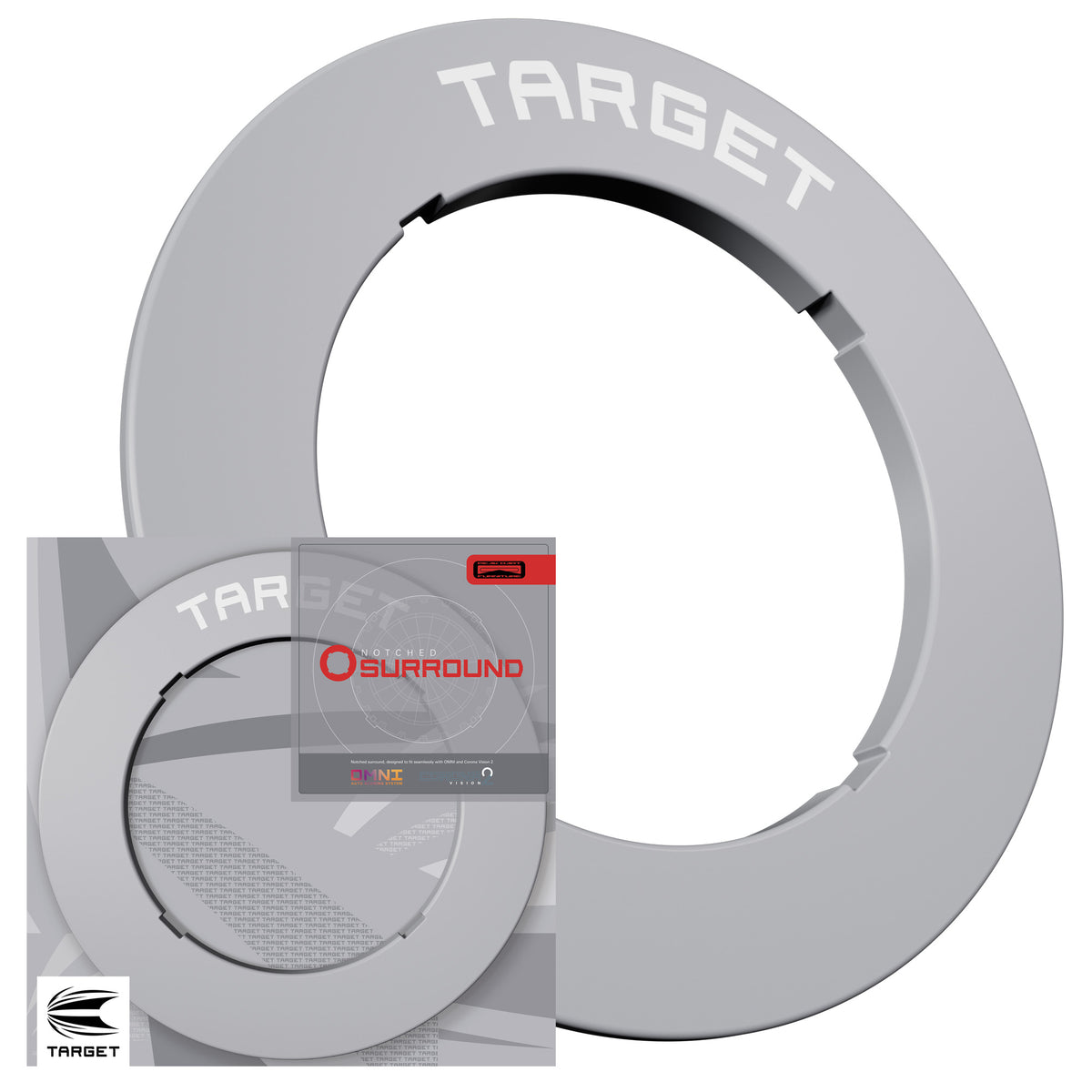 Target Grey Notched Surround