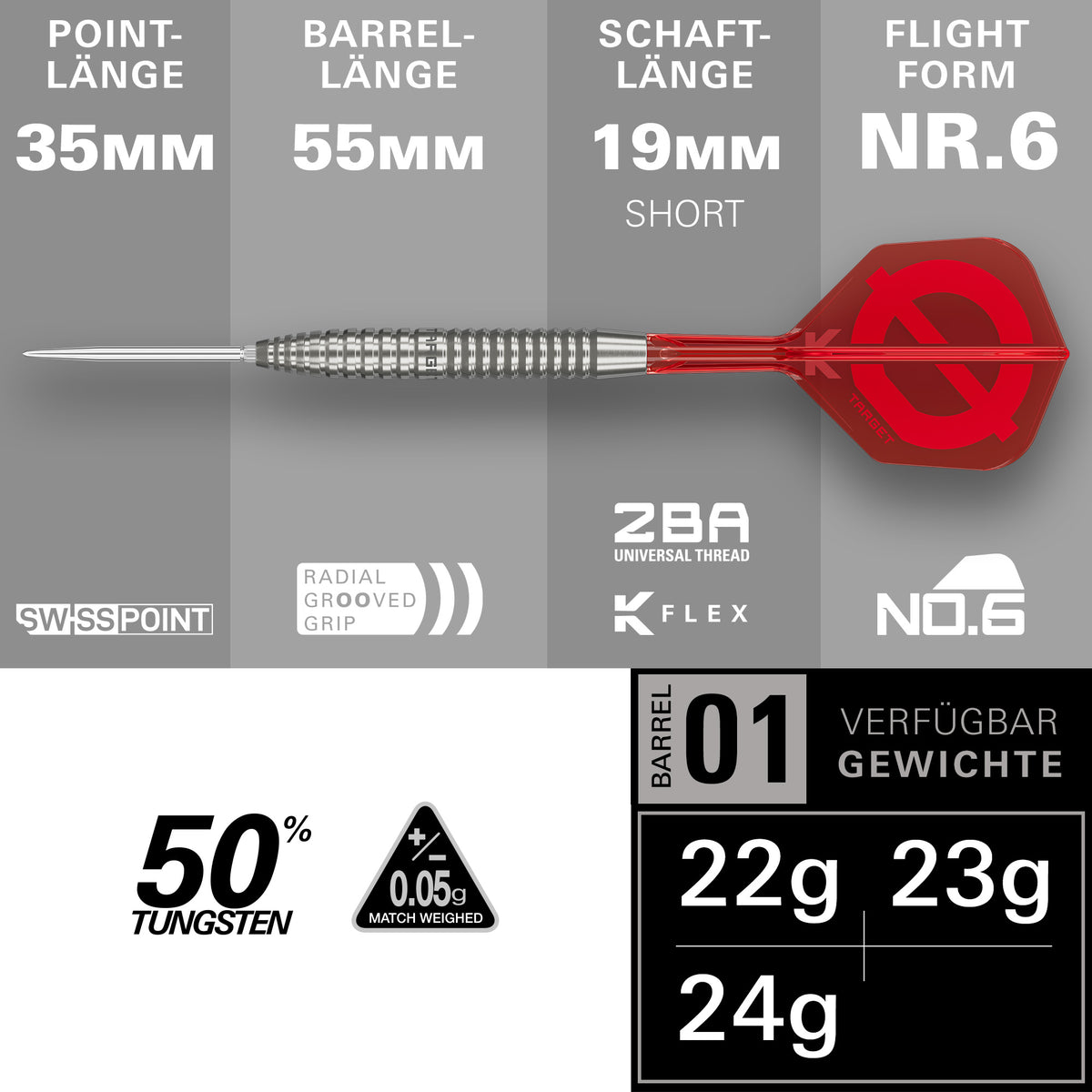 Target Group O 02 Steel Dart