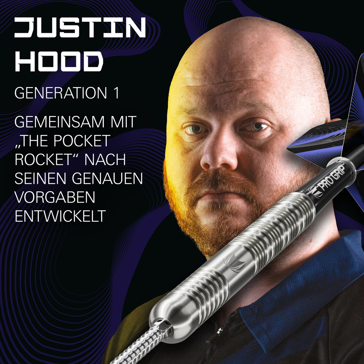 Target Justin Hood 23g Steel Dart