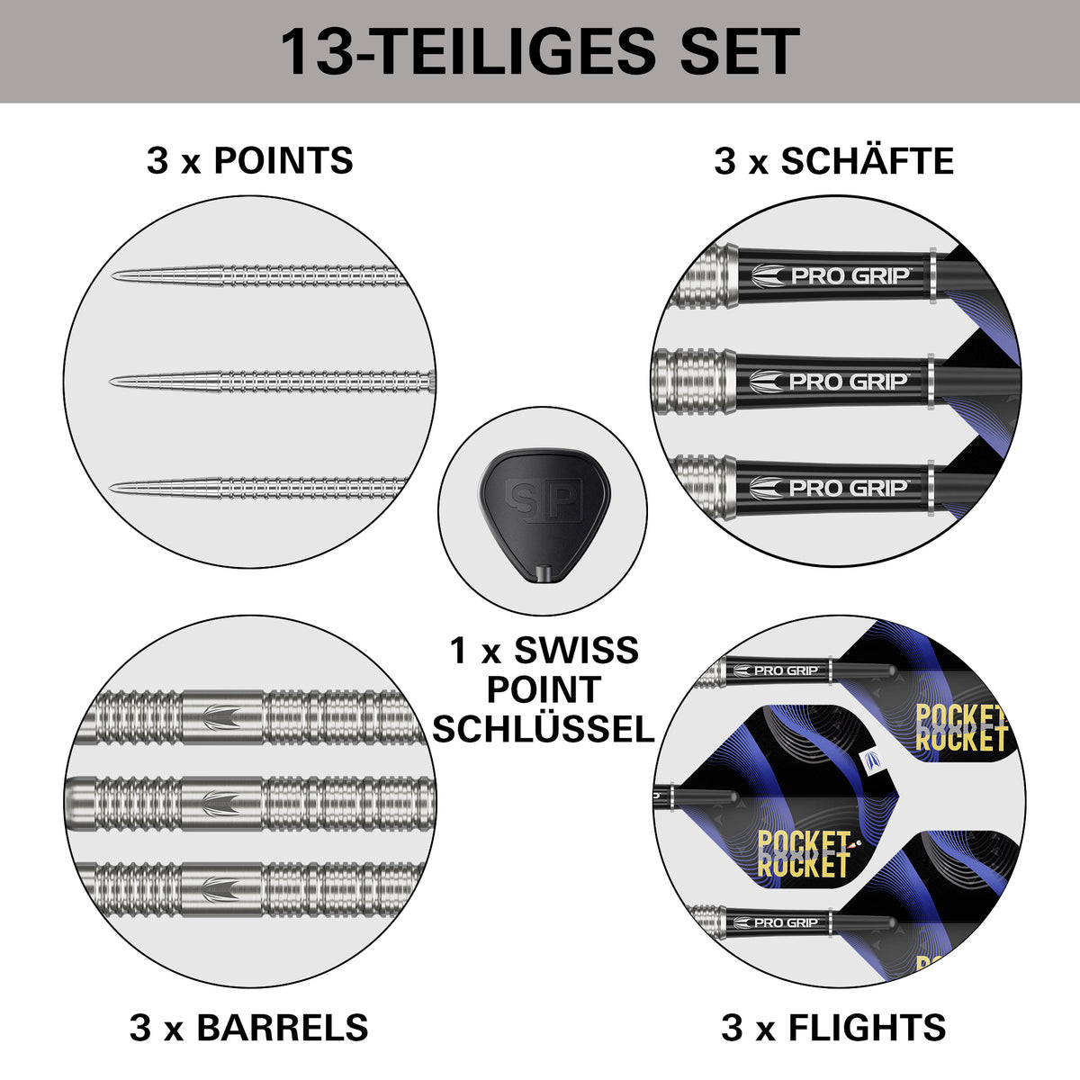 Target Justin Hood 23g Steel Dart