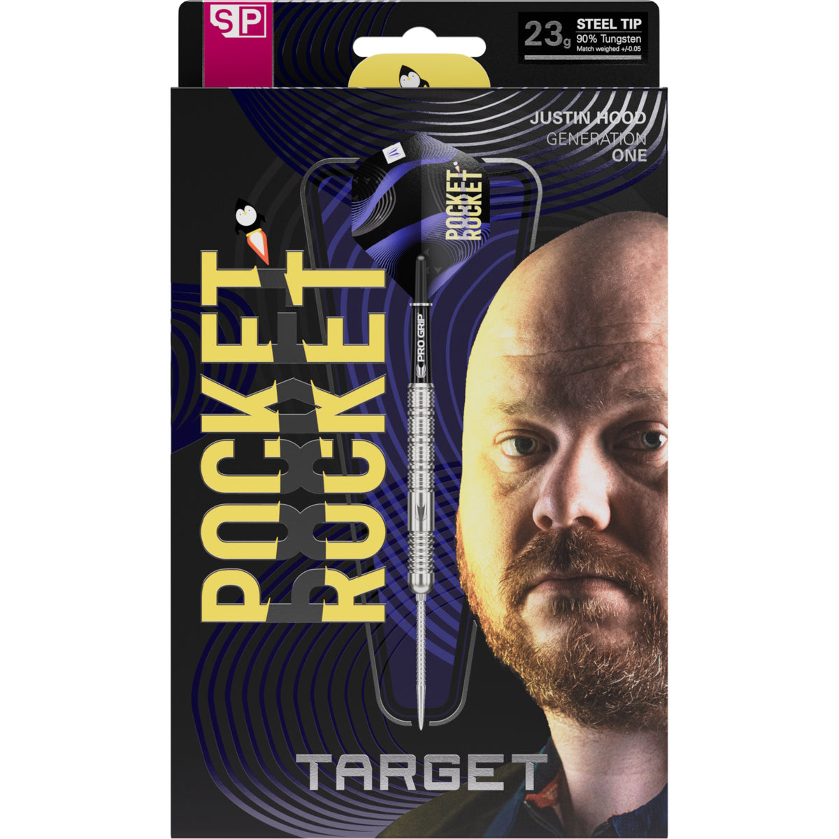 Target Justin Hood 23g Steel Dart