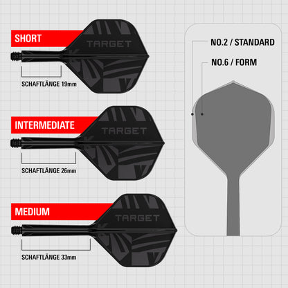 Target K-Flex Flight Schwarz No2