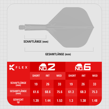 Target K-Flex Flight Schwarz No2