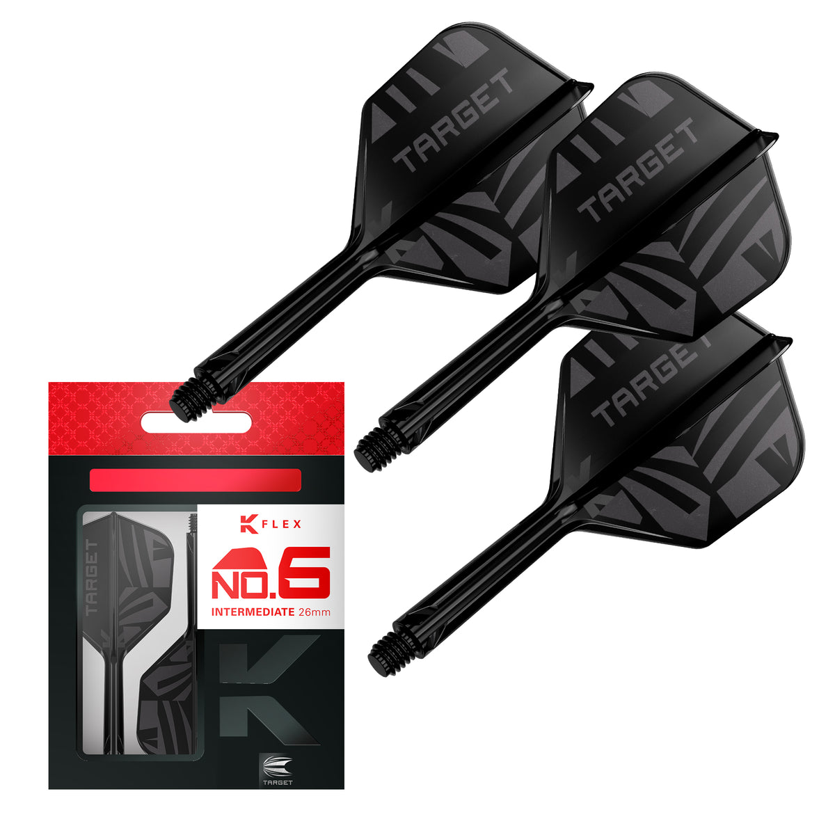 Target K-Flex Flight Schwarz No6